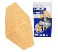 Eponge pour Plaque de Cuisson, Lave Vaisselle, Cuiseur Vapeur, Four Vapeur, Steamer 122x83x29 mm avec Le Code Original 00623653 623653 pour Bosch pour Balay pour Siemens pour Neff - MONTERAL