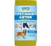 Éponge pour poils d'animaux Gonzo - Retire les poils de chiens et chats des meubles, tapis, literie, vêtements - 1 éponge