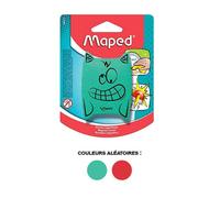 Maped - Éponge pour tableau Monstre magnétique - Mousse légère ergonomique - Coloris aléatoire