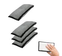 Éponge pour Voiture, 4 pièces, éponge en Microfibre Double Face, tampons de Nettoyage intérieur lavables réutilisables, pour Cirage, Polissage et Entretien Auto