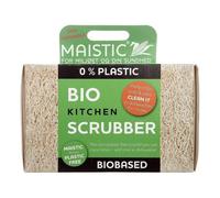 Eponge sans plastique en cellulose de bois et loofah naturel Maistic