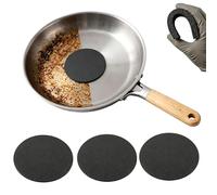 Éponge Steeli for Acier Inoxydable, Éponge minérale for ustensiles de Cuisine en Acier Inoxydable, Ne Laisse Aucune Rayure, élimine Les Taches brûlées(3pc)