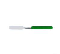 Éponge télescopique pour poterie, tige en métal extensible de 25,4 à 101,6 cm avec poignée en spirale douce, nettoyeur de sculpture en argile pour pots à col étroit, vert (S)