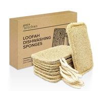 Éponge Vaisselle Naturelle Loofah Lot de 8 - Joeji's Kitchen 11x7cm