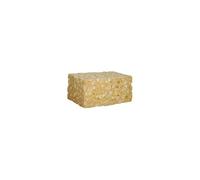 Eponge végétale de nettoyage LUGDUNUM SPONGIA Brune 14x9x5cm Pores ouverts