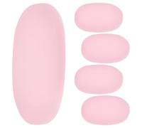 Éponge Visage Nettoyante Réutilisable Rose, 5 Pièces pour Routine | Mousse Naturelle, Retrait du Maquillage et Exfoliation Douce, Usage Quotidien pour Peau du Cou Couleur Aléatoire