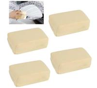Éponge Voiture Microfibre, XiXiRan Éponge Anti-Buée en Peau de Chamois, Éponge Nettoyage de Lavage Voiture, pour Nettoyer Moto Voitures Véhicule Cuisine Salle de Bain, 11.5 x 7.2 x 3.8 cm