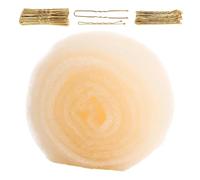 Éponge volumisante pour cheveux avec 70 clips pour femme | Insert de volume pour cheveux pour salon de vacances, maison, voyage, mariage, toilettage de mariage