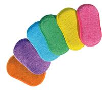 EPONGENIO 5+1 Offert - MYBO TV - Lot de 5 éponges + 1 Offerte Double Faces Réutilisables- Lavables en Machine - Anti Rayure et Multi Surfaces- Multicolores - 11cmx17cm- Vu à la Télé