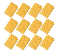 Éponges à Plat Jaune éponge de Cuisine de Cuisine 12pcs éponge de Gommage Non Nulle