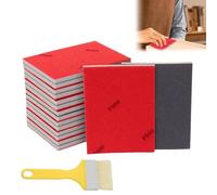 Éponges à Poncer Grains 120-P3000,Papier Poncage,Papier Abrasif Sec et Humide Flexibles Eponge Abrasive,Papier a poncer,pour Bois Métal Peinture Cloisons Sèches Maquettes Meubles,39 Pièces