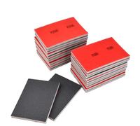 Éponges Abrasives, Éponge de Ponçage, Kit de Tampon Abrasif 24 Pièces pour Bois, Métal, Plastique, Pierre, Grain 180, 240, 320, 400, 600, 800, 1000, 1200, 1500, 2000, 2500, 3000