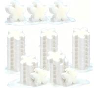 Éponges absorbeur de gras - DENGJU STORE - Étoile de mer - Lot de 40 - Absorbe huile & écume - Flottantes spa/piscine