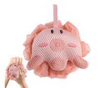 Éponges de bain pour - Lave-vaisselle en forme d'animal de 5,9 pouces, éponge douce pour pouf, design de dessin animé avec texture délicate | Éponge de douche mignonne, bain