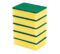 Éponges de broussailles à haute densité 5pcs Taft de récurage multi-fonctionnalités pour la cuisine Lavage à lavage durable Éponges de nettoyage double face pour plaies de plats