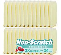 Éponges de cuisine, éponge à récurer, 24 tampons de nettoyage pour lave-vaisselle, savon, vaisselle, vaisselle, évier, casserole, chiffons, salle de bain, baignoire