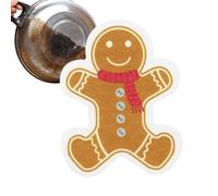 Éponges de cuisine - Éponges à vaisselle de Noël, motifs de Noël anti-rayures, ensemble d'éponges à motif d'arbre en d'épices doux, pack d'accessoires de vaisselle saisonniers, thème décoratif d'