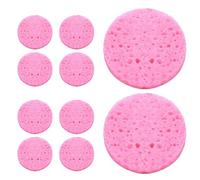 Éponges de lavage du visage : éponges pour nettoyer le visa, éponge pour le coton et le visage en pâte de bois | Sécurise les tampons de nettoyage, les éponges cosmétiques, les éponges pour le visage