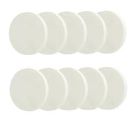 Éponges de maquillage de 10 pcs, éponge maquillage rond 3, 5 pouces, éponge d'applications doux et humide et humide, cosmétique réutilisable lavable bouffée.