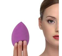 Éponges de maquillage extra larges de 11 cm pour le visage et le corps (1 petite et 1 grande) - avec 2 porte-éponges - Application parfaite plus rapide pour fond de teint, faux bronzage, poudre,