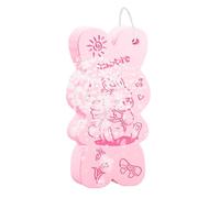 Éponges de motif de lapin - Éponge exfoliante magique réutilisable, Sponse de bain ultra douce | La texture en tissu nettoyant 3D est adaptée à la peau améliore la douche de la salle de bain nettoyag