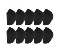 Éponges de peinture faciale, éponge d'art | 10 éponges semi-circulaires de petite peinture | Fournitures de peinture pour le visage, éponge de peinture pour artistes, accessoires de noir