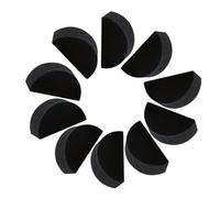 Éponges de peinture pour le visage, éponge artistique,10 éponges semi-circulaires pour la peinture corporelle - Fournitures de peinture faciale haute densité, pour le maquillage de peinture corporelle