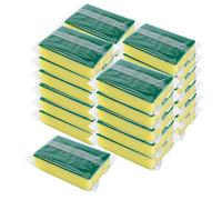 Éponges emballées individuellement, éponges de cuisine en vrac, anti-rayures, chiffons à récurer, sans odeur pour le nettoyage de la maison, de la vaisselle, des appartements de voyage (lot de 30)