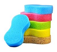 Éponges extensibles Éponge de lavage de voiture Éponge en mousse super absorbante Jumbo Accessoire de cuisine pour la maison Prise en main facile Outil de nettoyage polyvalent pour voiture et vaissell