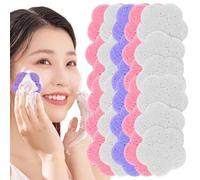 Éponges Faciales d'Esthéticiennes 30 Pièces Format Compressé Réutilisable