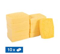 Éponges humides bordées Spontex Azella Tradition 93 14,4 x 10,1 x 3,6 cm, lot de 10