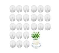 Éponges hydroponiques outil de jardinage de plantation 100 pièces éponges hydroponiques sans sol culture de semis système de culture de légumes en serre pour la croissance des (44 * 30mm)