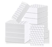 Eponges Magiques, 12 Pièces Eponges pour Effacer La Saleté, Eponge en Mélamine de Nettoyage, Gomme à éponge Magique pour Cuisine, 2X Plus Durable éponge Magique pour Nettoyage Toutes Surfaces