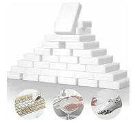 Éponges magiques en mélamine, lot de 100, extra larges, multi-usages: vaisselle, meubles, sols