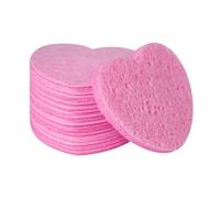 Éponges pour le visage en forme de cœur - Éponge spa naturelle, tampon de nettoyage doux - Démaquillant réutilisable - Exfoliant pour le visage