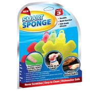 Éponges Smart Sponge - Durables, multi-usages, Souples et résistantes à la chaleur - Lot de 3