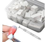 Éponges souples pour ongles - Outils de mélange de manucure - Éponges douces pour peindre le gel à ongles - Pour débutants et femmes - Pour s'entraîner au salon, aux fêtes, en vacances