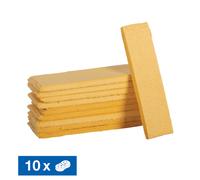 Éponges Spontex Azella comprimées n°4, lot de 10