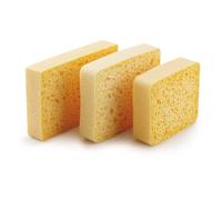Eponges végétales N°6 blondes - Bordée - Lot de 10