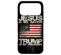 Epos 2024 Jésus est Mon Sauveur Trump est Mon président Coque pour iPhone 17 Pro Max
