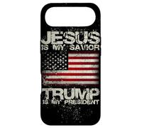 Epos 2024 Jésus est Mon Sauveur Trump est Mon président Coque pour iPhone Air