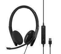 EPOS Adapt 160 USB II - Casque on-Ear Avancé pour Communications Unifiées avec Intégration Microsoft Teams et Annulation Active du Bruit