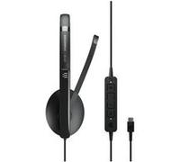 EPOS ADAPT 160T USB-C II - ADAPT 100 Series - micro-casque - sur-oreille - filaire - USB-C - noir - Certifié pour Microsoft Teams, Optimisé pour la CU Noir G
