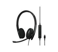 EPOS ADAPT 160T USB-C II - ADAPT 100 Series - micro-casque - sur-oreille - filaire - USB-C - noir - Certifié pour Microsoft Teams, Optimisé pour la CU