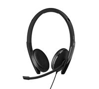 EPOS ADAPT 165T USB-C II - Micro-casque filaire stéréo avec prise USB-C + jack 3,5 mm | Certifié pour Microsoft Teams |