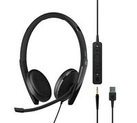 EPOS ADAPT 165T USB Wired Earphone Black for Office Over-Ear certified Teams (écouteurs filaires pour le bureau)