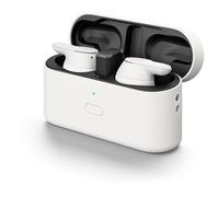 EPOS Adapt E1 Écouteurs sans Fil Blanc - ANC Hybride, Bluetooth Multi-Point, Certifiés Microsoft Teams & pour iPhone - 50H Batterie, Chargement sans Fil, Dongle USB-C, IPX5 Résistant à l’Eau