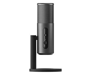Epos B20 Microphone USB - Câble de 2.9m - Micro Gaming USB-C de Grande Qualité - Connexion PC & Laptop avec Contrôles Audio - Accessoire Gaming pour PC, Mac et PS4 avec Support Pour Bureau