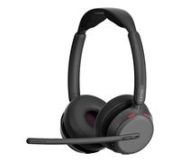 EPOS Casque Bluetooth® supra-auriculaire Fourni avec un dongle BTD 900c, un adaptateur USB-C vers USB-A et un câble de charge USB-C. Elle est dotée de