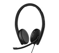 EPOS Casque Filaire C10 3,5 mm: Son Stéréo Supérieur, Design Élégant, Prêt-à-l'emploi, Micro Anti-Bruit, Compatible Chromebook